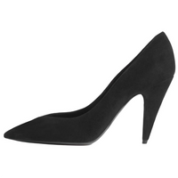 SAINT LAURENT Cone Heel High Heels 9.5cm Women's Black