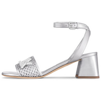LOUIS VUITTON Shake Strap Sandals 5.5cm Women's Silver