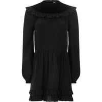 SAINT LAURENT Long-Sleeved Dresses Women's Black