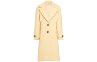 MIU MIU Coats Women's Light Yellow