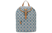 PRADA Recycled Nylon Backpack Women's Blue & Multicolor