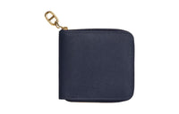 HERMES Evercolor Calfskin Wallet Men's 2ZBleu Nuit Midnight Blue
