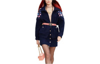 CHANEL Jackets Women's Marine Blue