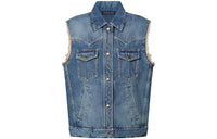 LOUIS VUITTON Stonewashed Sleeveless Trucker Jacket