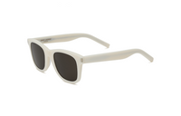 SAINT LAURENT Acetate Nylon Square Sunglasses Men's White