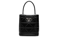 PRADA Leather Handbag Handbag Women's Black