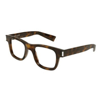 SAINT LAURENT Square Eyeglass Frames Men's Brown