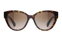 CHANEL Plate Frame Butterfly Sunglasses Women's