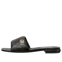 (WMNS) Gucci GG Slides 'Black' 816330-AAEA2-1000