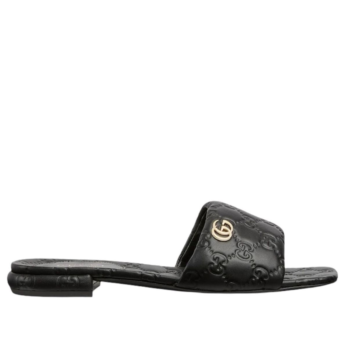 (WMNS) Gucci GG Slides 'Black' 816330-AAEA2-1000