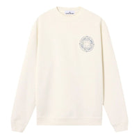 STONE ISLAND 6100001 Oversized Fit Outline Compass Print Sweatshirt 'White' L1S1561000-01S0283-V0093