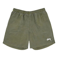 Stussy Stock Water Pigment Short 'Olive' 113161-OLV