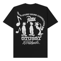 Stussy x Patta Sound Connection T-Shirt 'Black' 3903843-BLK