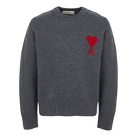 AMI Knitwear T-Shirt 'Gray' UKS838-018-084