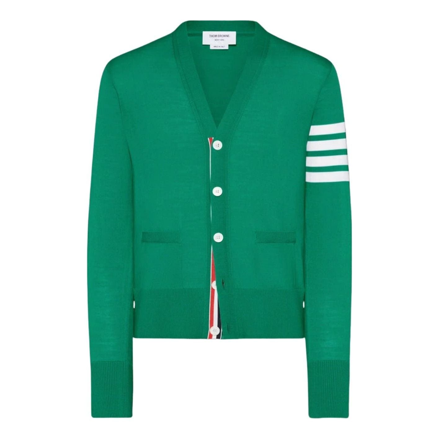 THOM BROWNE Cardigan 'Green' MKC002A-Y1014-345