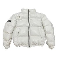 Thug Club Leather Puffer Jacket 'White' TC23PA0301-WHITE
