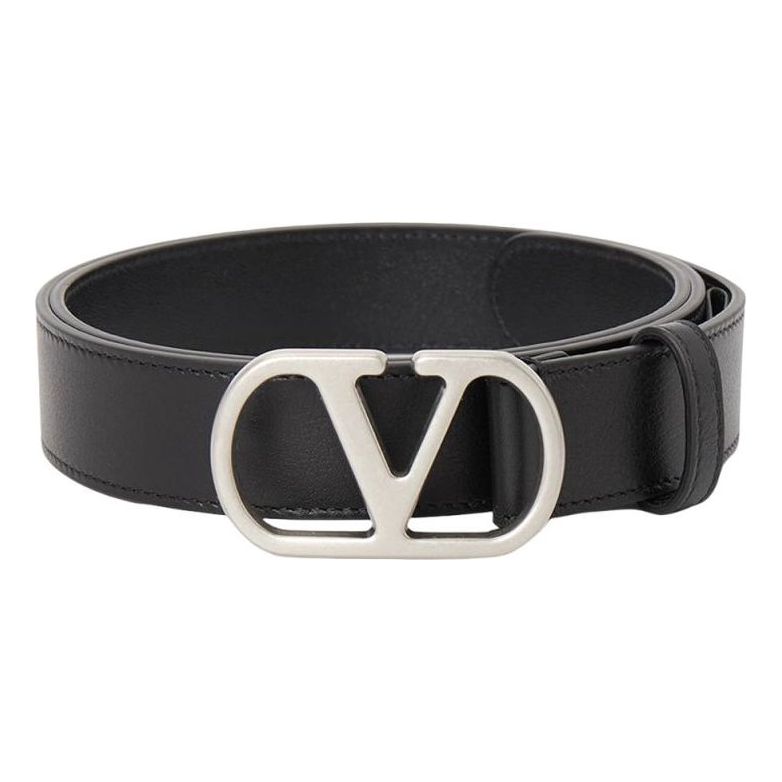 Valentino FW25 V Logo Signature Belt 'Black' T0SM3UPC0NO