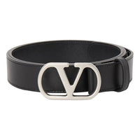 Valentino FW25 V Logo Signature Belt 'Black' T0SM3UPC0NO