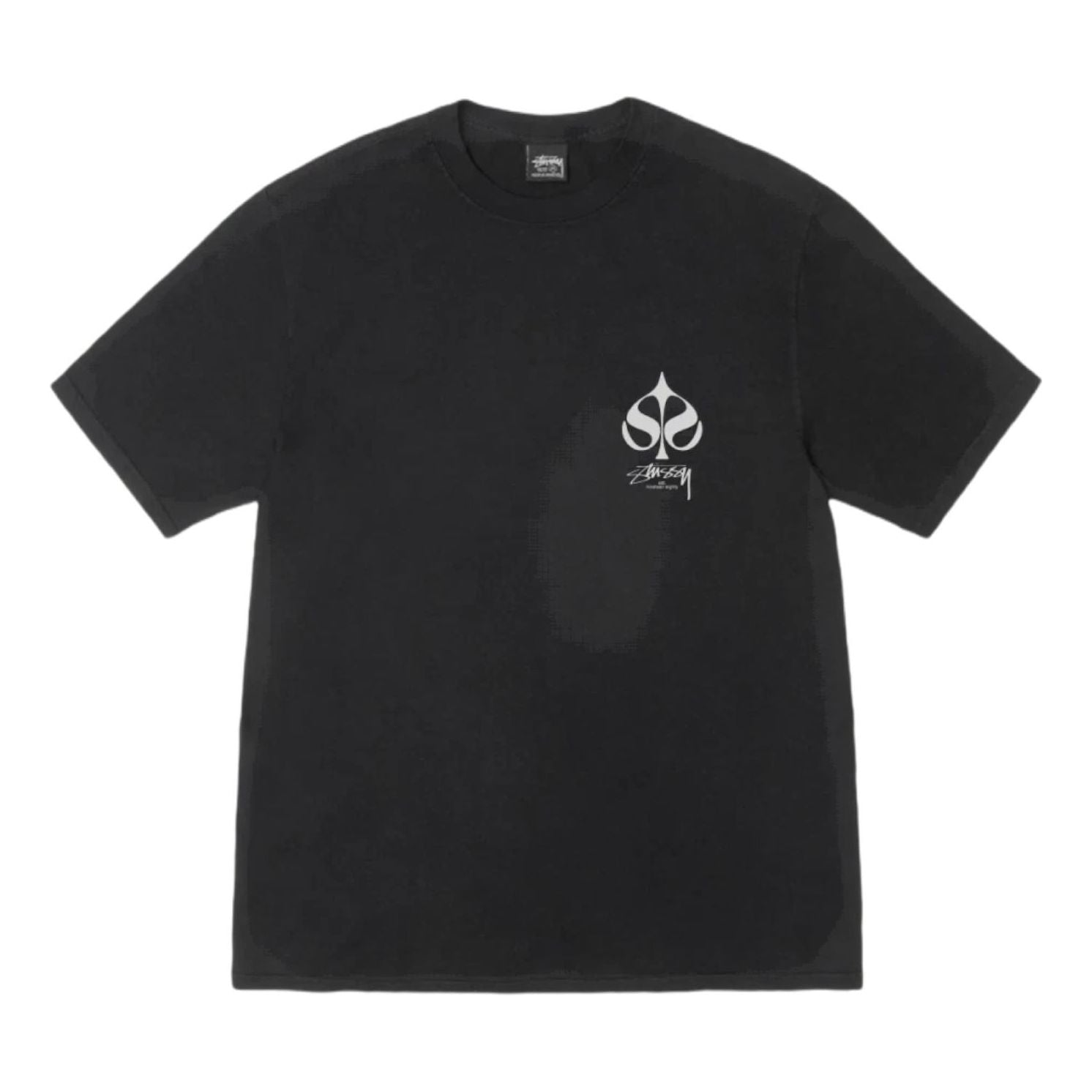 Stussy Spade Pigment Dyed T-Shirt 'Black' 1905156-BLK