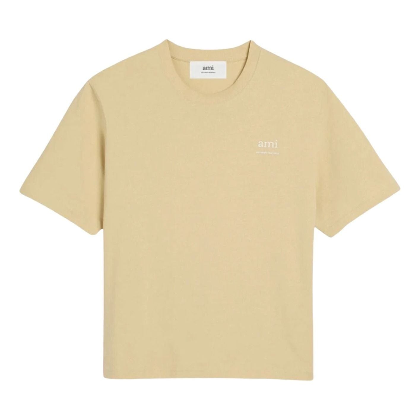 AMI Alexandre Mattiussi T-Shirt 'Cream' UTS024-726-721