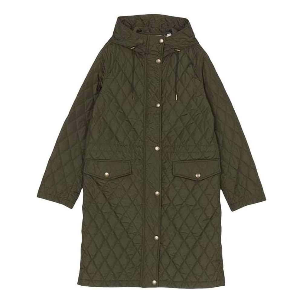 (WMNS) Burberry Hillgate Quilted Coat 'Green' 81103241