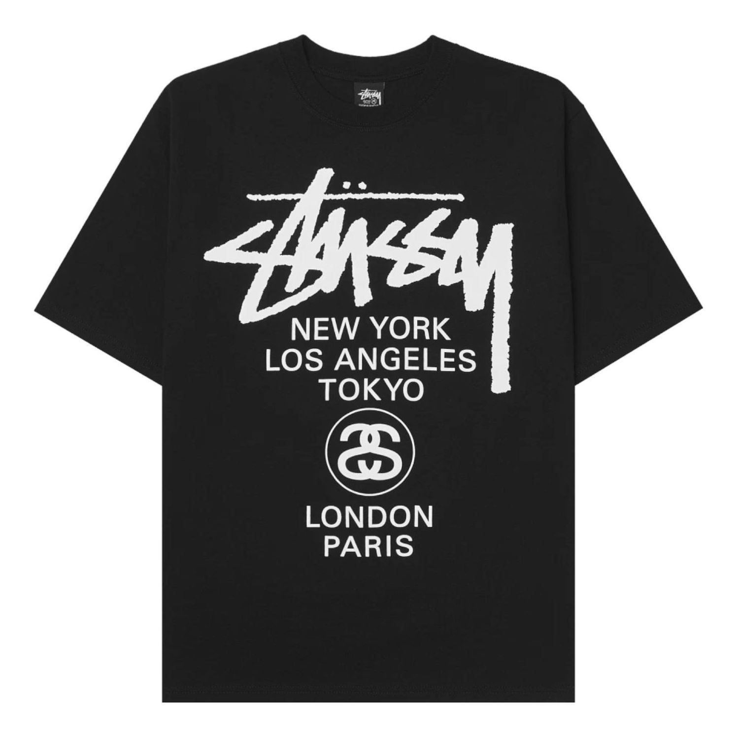 Stussy World Tour T-Shirt 'Black' 3903860-BLK