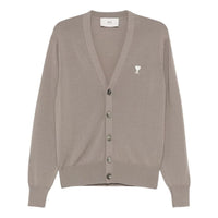 AMI de Coeur Embroidery Cardigan 'Ash Off White' HKC121-KN0025-0952