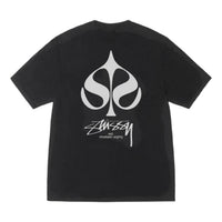 Stussy Spade Pigment Dyed T-Shirt 'Black' 1905156-BLK