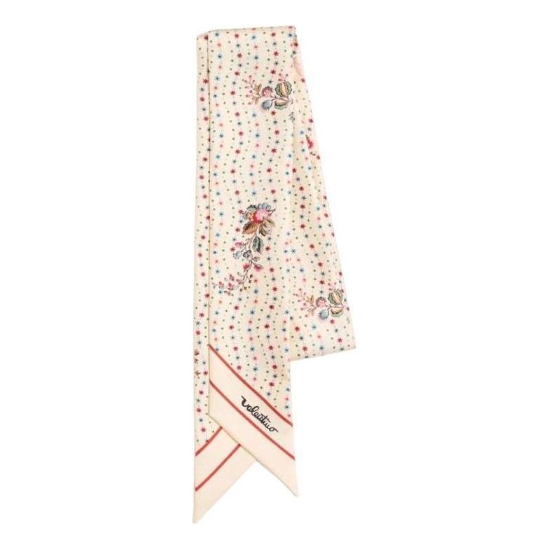 (WMNS) Valentino SS26 Papier Floral Silk Bandeau Scarf 'Butter' E6017GEGZC9
