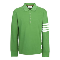 THOM BROWNE Collar Long Sleeve T-Shirt 'Green' MJP137G-07976-330