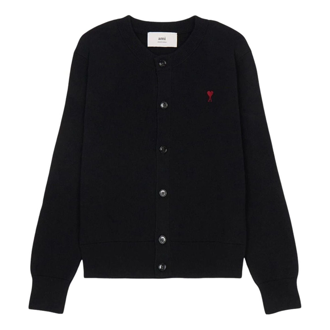 (WMNS) AMI Army Cardigan 'Black' FKC361-001-009