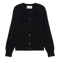(WMNS) AMI Army Cardigan 'Black' FKC361-001-009