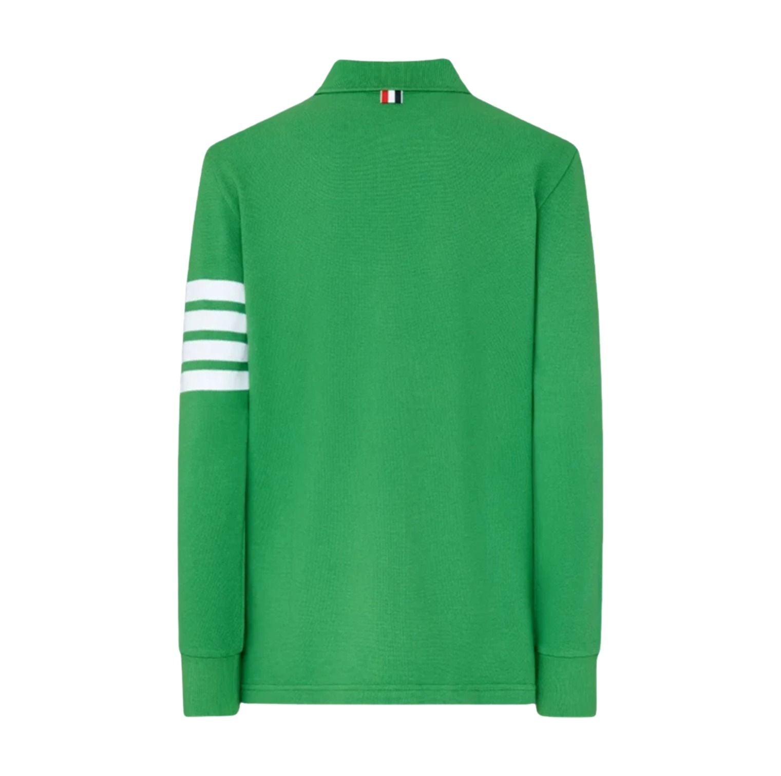 (WMNS) (W) Thom Browne Collar T-Shirt 'Green' FJP053G-07976-330