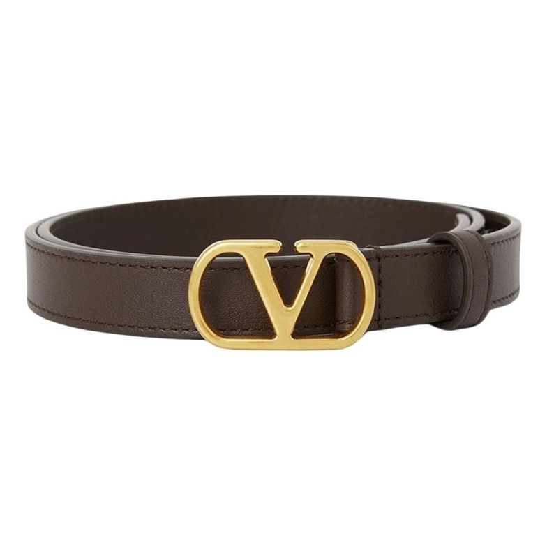 (WMNS) Valentino SS26 V-Logo Signature Belt 'Brown' T0SM7IYRREL