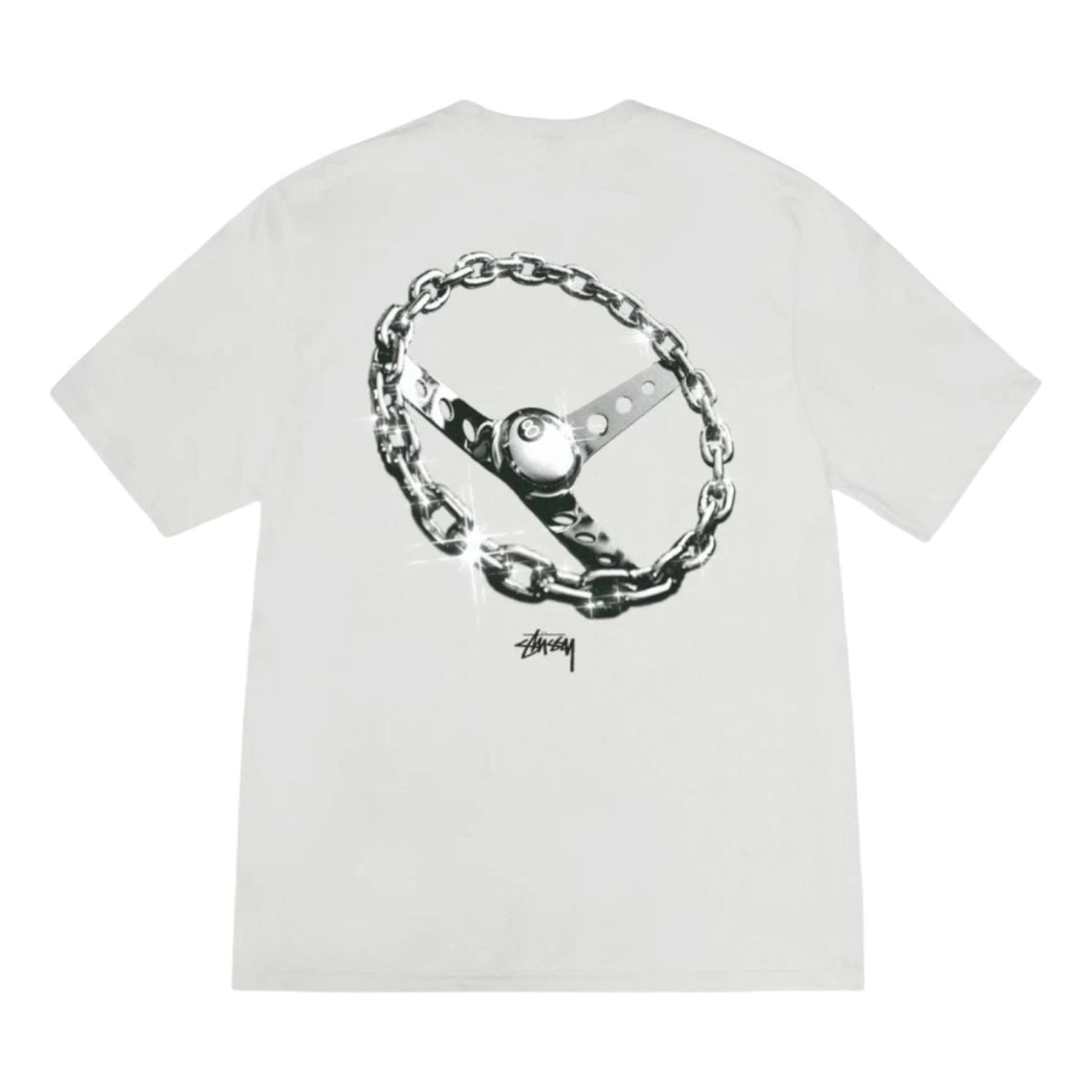 Stussy Chain Link T-Shirt 'Fog' 1905041-FOG