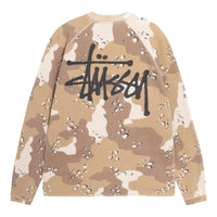 Stussy Raglan Thermal LS Crew 'Desert Camo' 1140356-DCMO