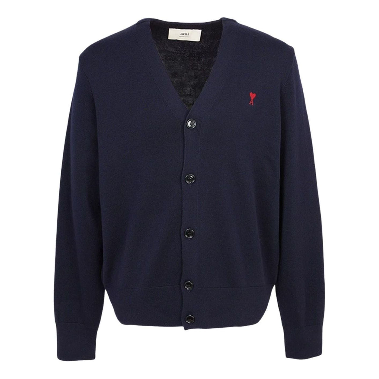 AMI Army Cardigan 'Navy' HKC361-001-414