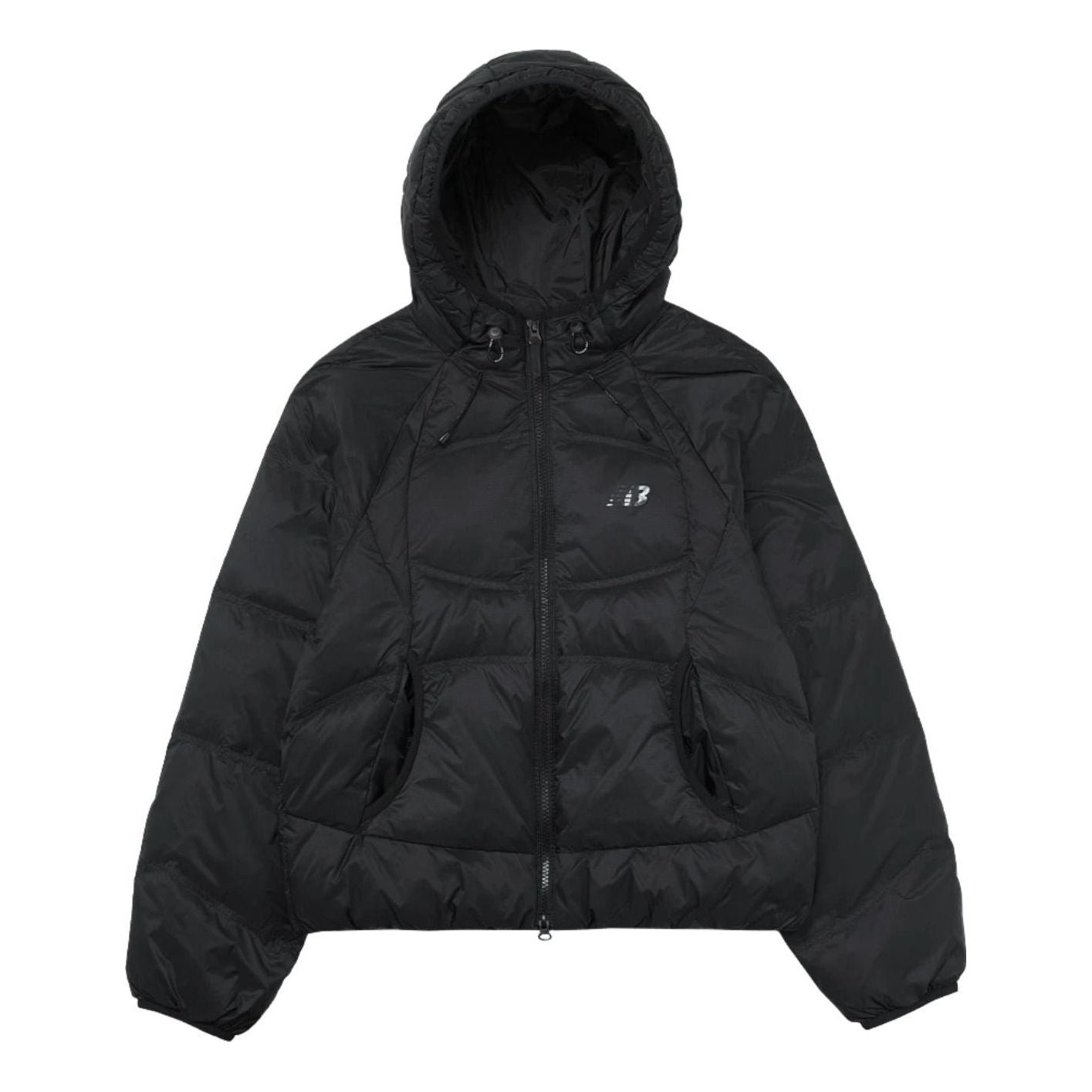 (WMNS) New Balance Flying Lightweight Hooded Down Jacket Asia Sizing 'Black' NBNPF4W942-19