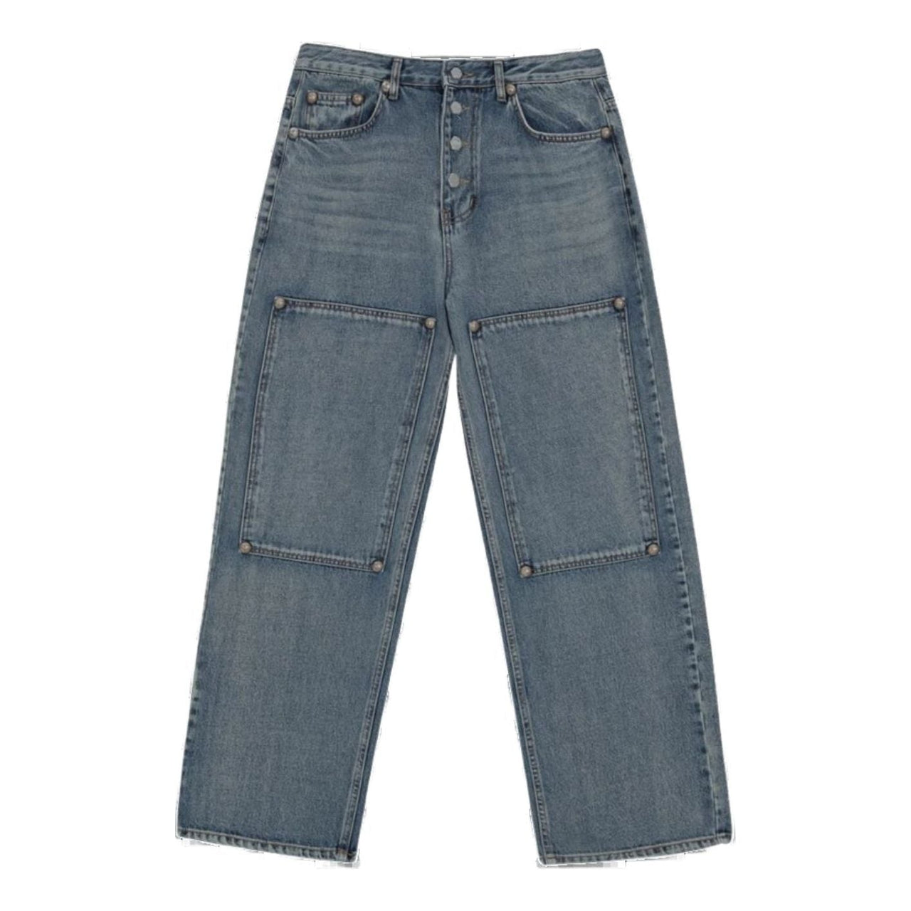 Thug Club Double Knee Laser Denim Pants 'Denim' TC23PT0401