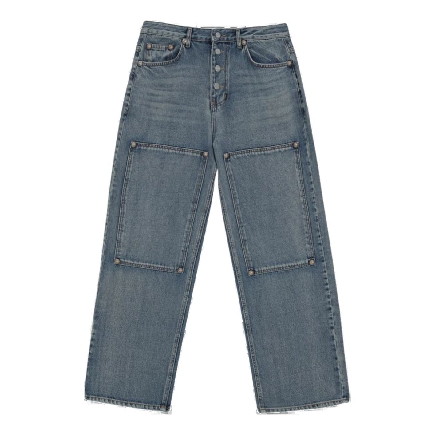 Thug Club Double Knee Laser Denim Pants 'Denim' TC23PT0401