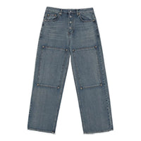 Thug Club Double Knee Laser Denim Pants 'Denim' TC23PT0401