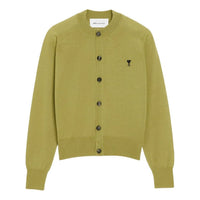 (WMNS) AMI de Heart Cardigan 'Khaki' FKC386-KN0039-A091