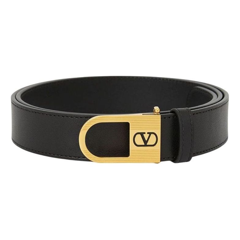 Valentino SS26 V-Logo Signature Belt 'Black' T0ST8JAQ0NO