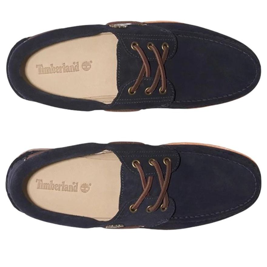 Timberland 3-Eye Lug Boat 'Dark Blue Suede' A683WEP3