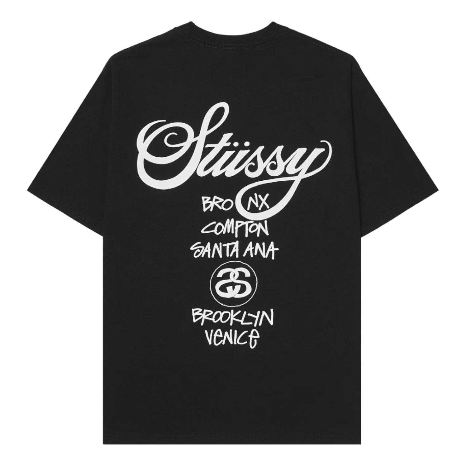 Stussy World Tour T-Shirt 'Black' 3903860-BLK