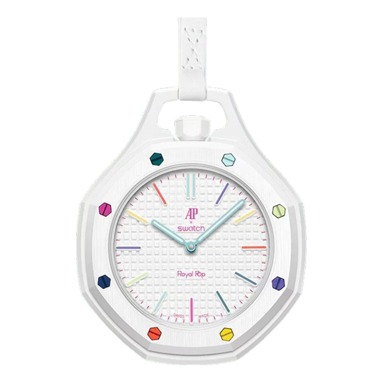 Swatch X Audemars Piguet Bioceramic Royal Pop 'Huit Blanc' SSX03W100N