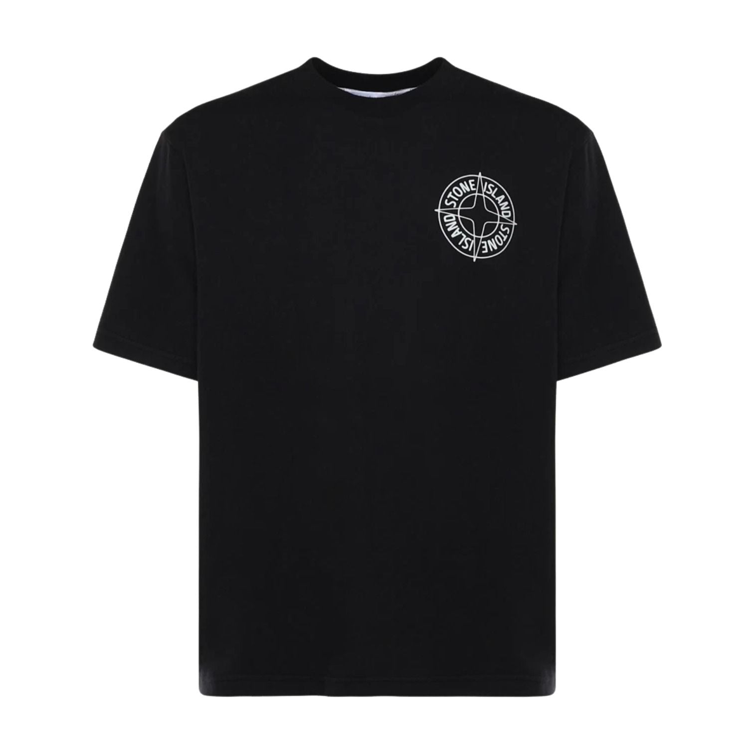 STONE ISLAND Outline Compass Regular Fit T-Shirt 'Black' L1S1521000-01S0284-V0029