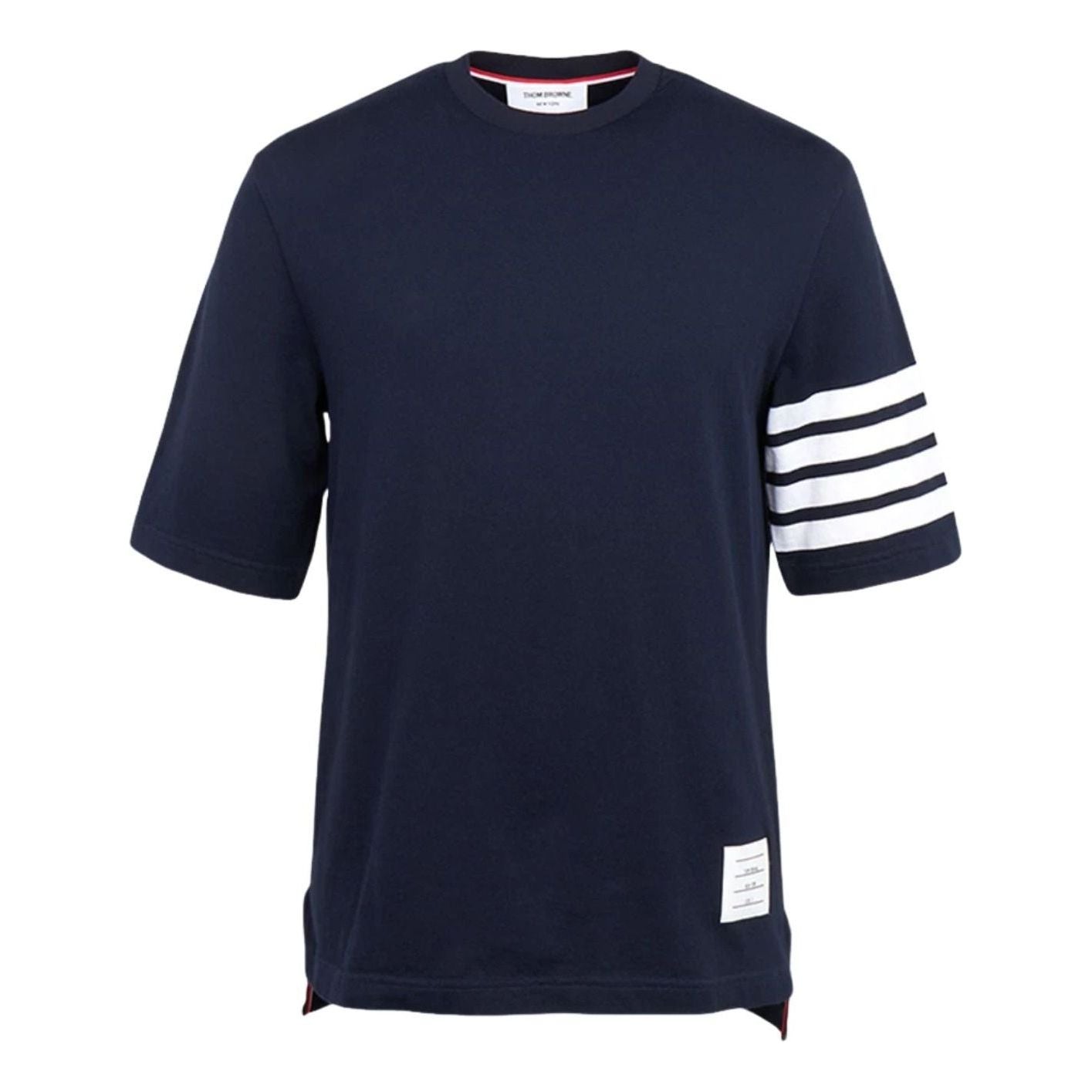THOM BROWNE Short Sleeve T-Shirt 'Navy' MJS168G-07862-415