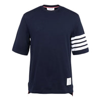 THOM BROWNE Short Sleeve T-Shirt 'Navy' MJS168G-07862-415