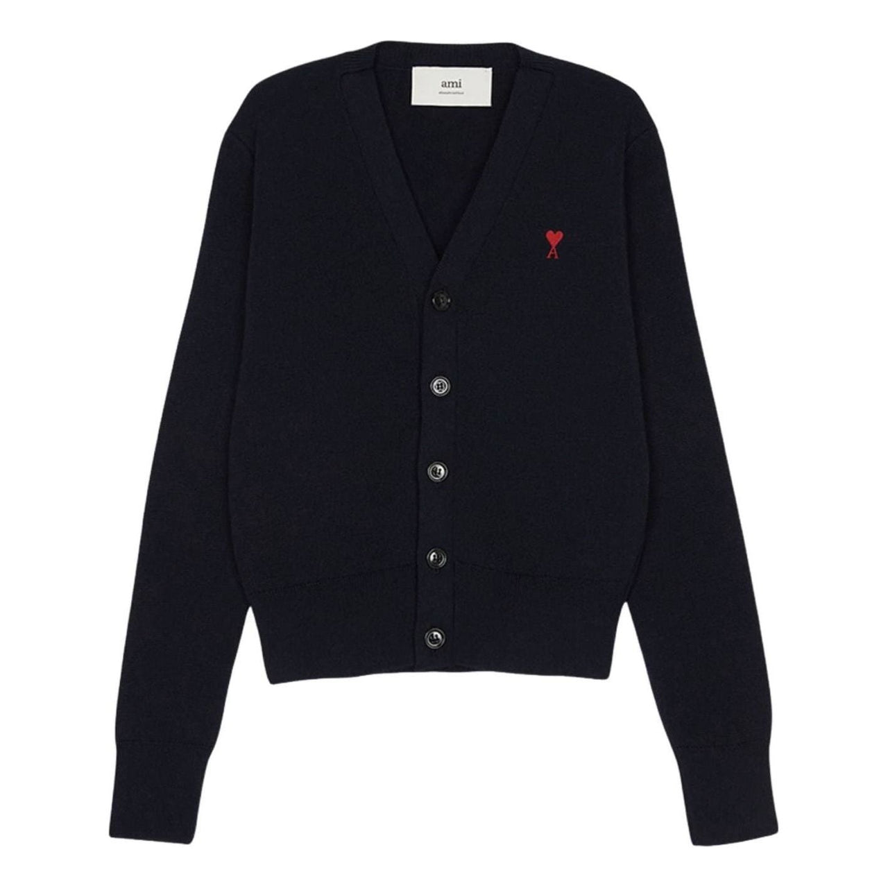 (WMNS) AMI Army Cardigan 'Navy' FKC374-001-414